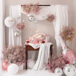 Party Deco Ballon Bride To Be Blanc Et Rose Gold> Ballons Helium À Forme