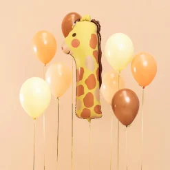 Party Deco Ballon Chiffre 1 Girafe> Ballons Chiffre