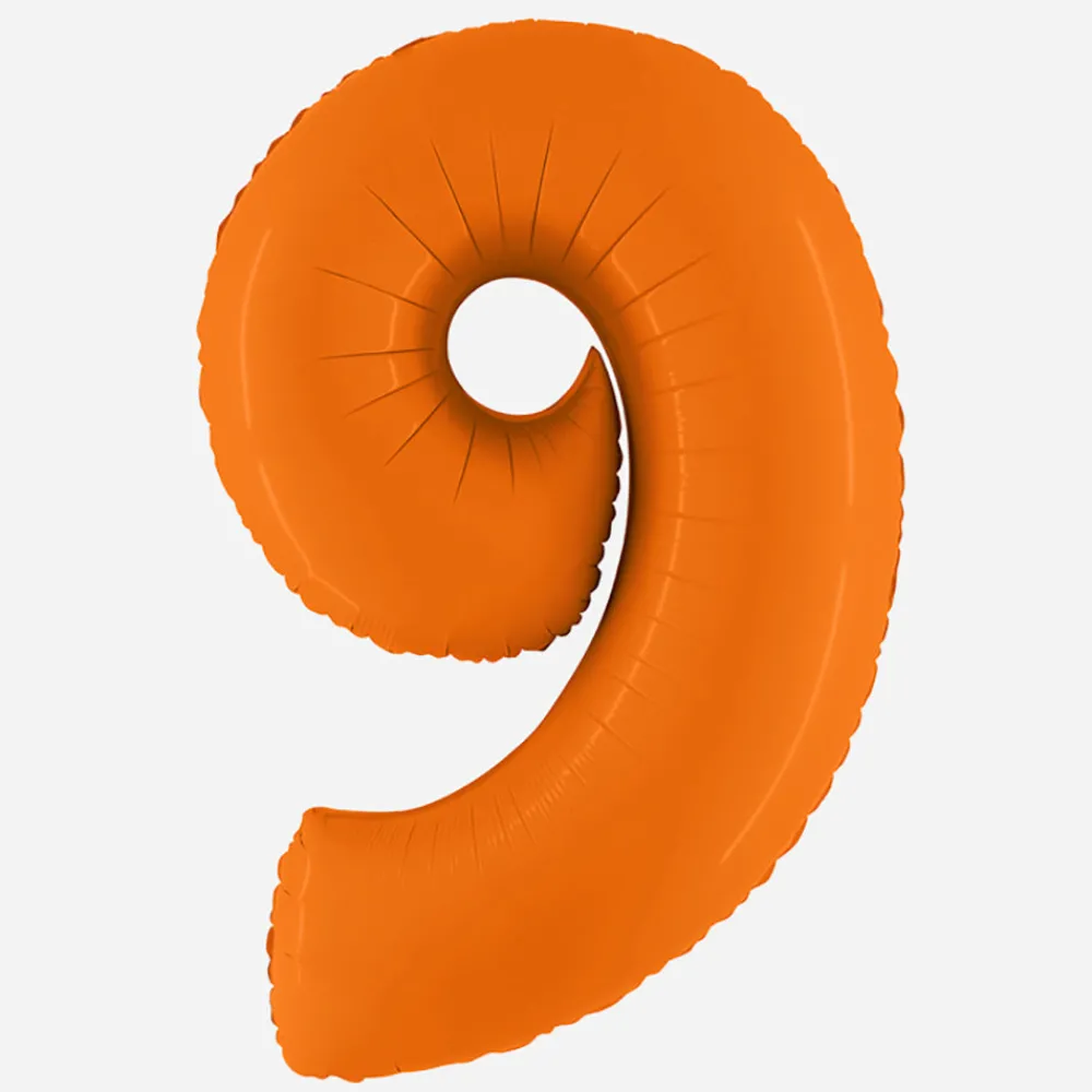 Grabo Balloons Ballon Chiffre Geant Orange> Ballons Chiffre
