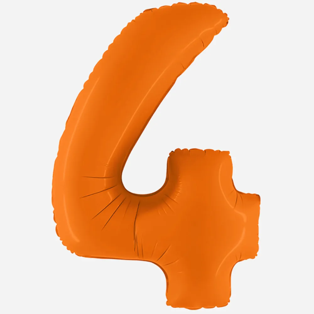 Grabo Balloons Ballon Chiffre Geant Orange> Ballons Chiffre