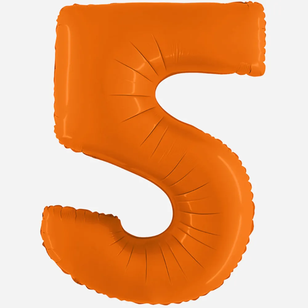 Grabo Balloons Ballon Chiffre Geant Orange> Ballons Chiffre