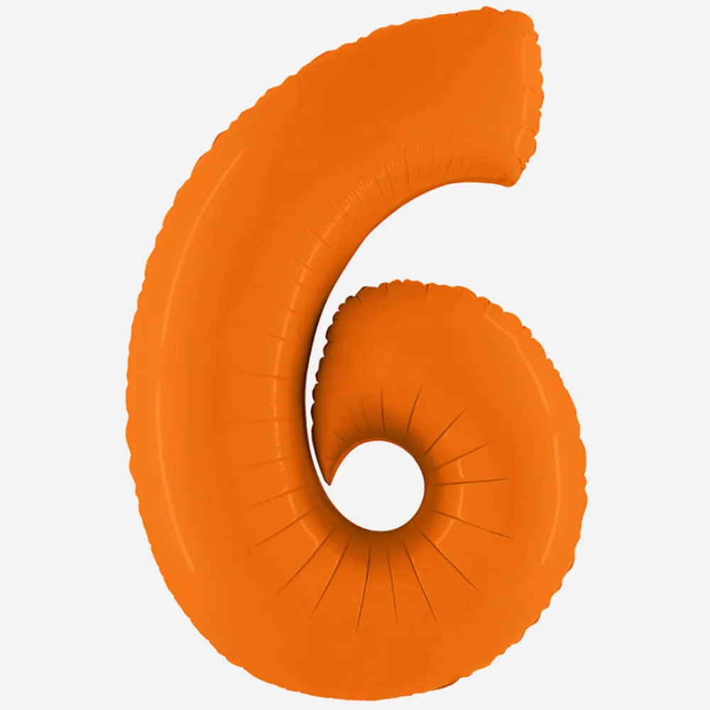 Grabo Balloons Ballon Chiffre Geant Orange> Ballons Chiffre
