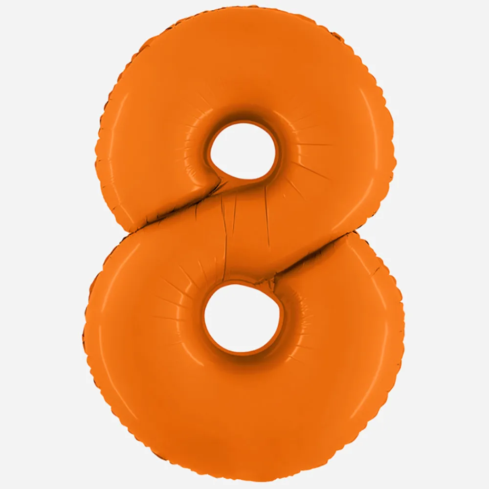Grabo Balloons Ballon Chiffre Geant Orange> Ballons Chiffre
