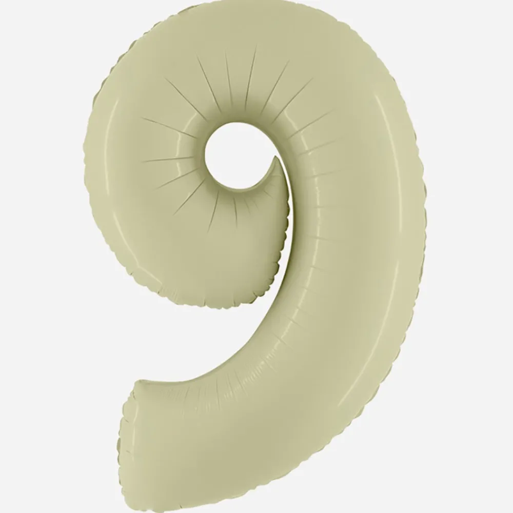 Grabo Balloons Ballon Chiffre Geant Vert Olive> Ballons Chiffre