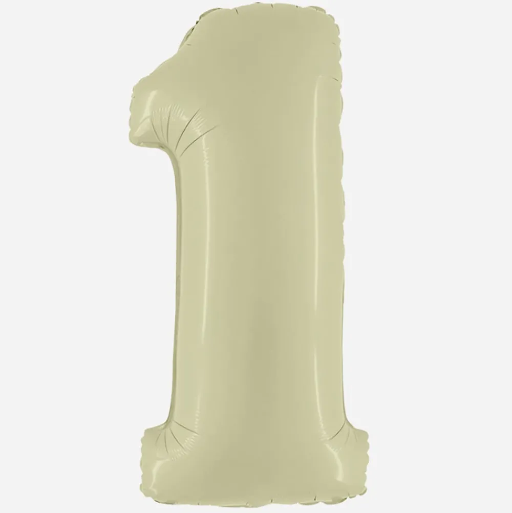 Grabo Balloons Ballon Chiffre Geant Vert Olive> Ballons Chiffre