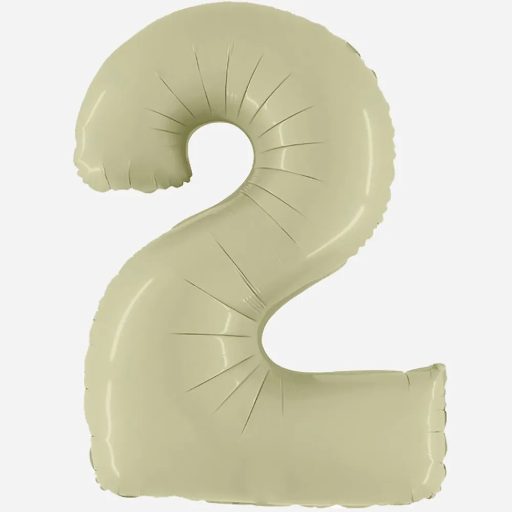 Grabo Balloons Ballon Chiffre Geant Vert Olive> Ballons Chiffre
