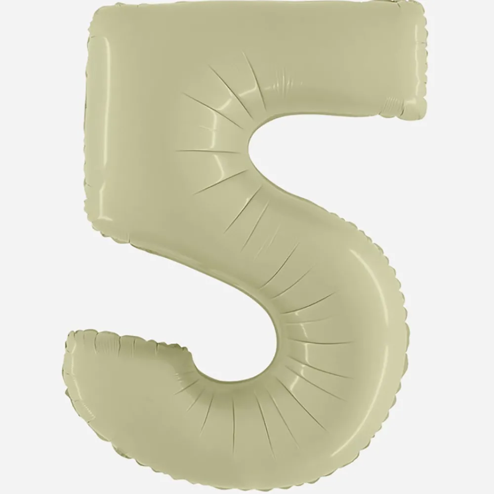 Grabo Balloons Ballon Chiffre Geant Vert Olive> Ballons Chiffre