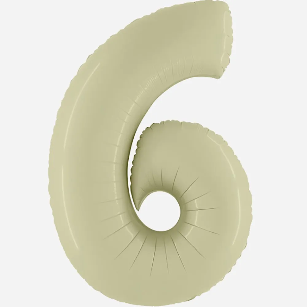 Grabo Balloons Ballon Chiffre Geant Vert Olive> Ballons Chiffre