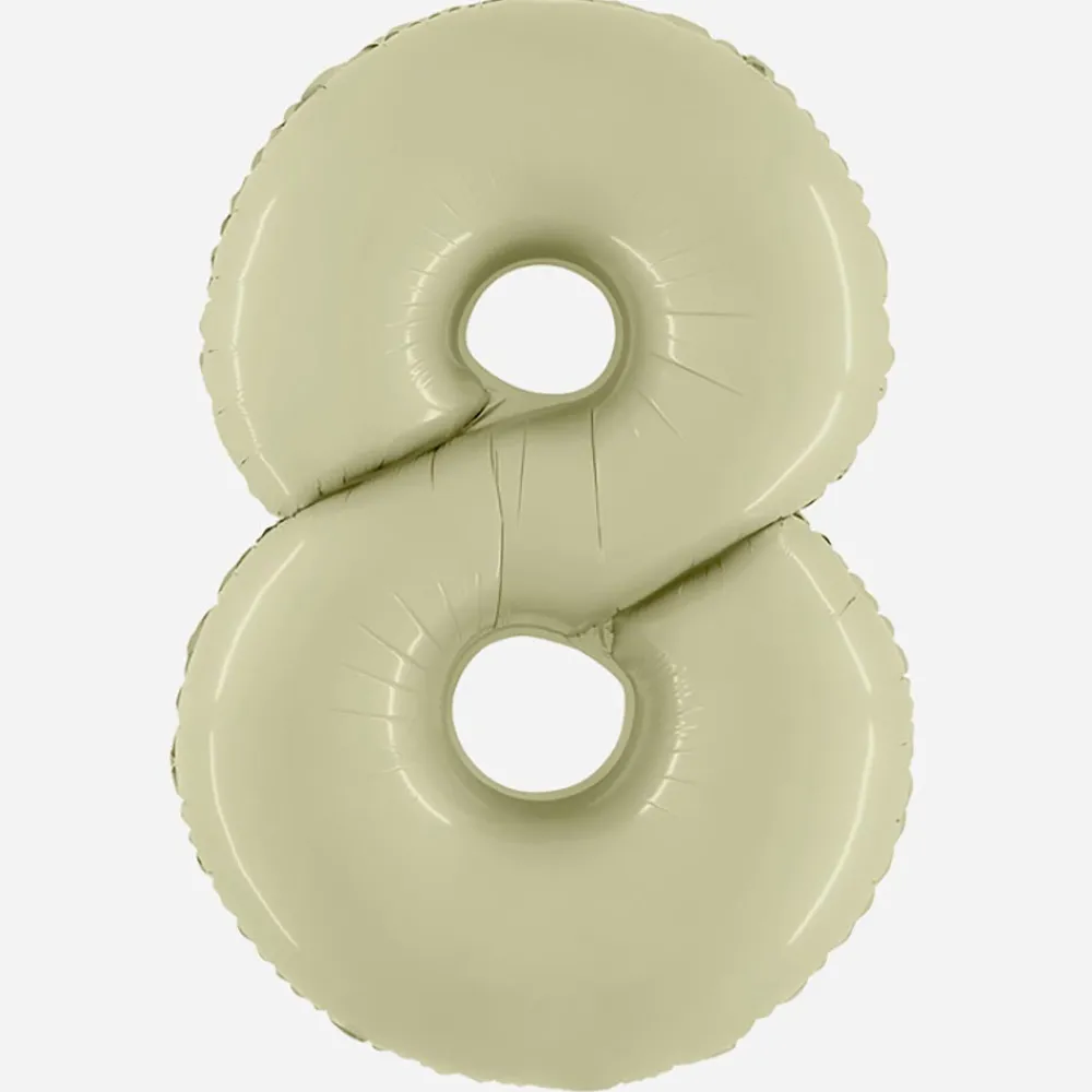 Grabo Balloons Ballon Chiffre Geant Vert Olive> Ballons Chiffre