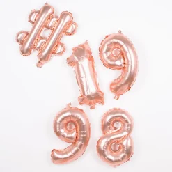 Arty Fêtes Factory Ballon Chiffre Rose Gold (Petite Taille)><noscript><img width=