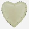 Grabo Balloons Ballon Coeur Olive Satin> Ballons Helium À Forme