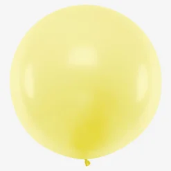 Party Deco Ballon De Baudruche Geant : 1 Ballon Jaune Pastel> Ballons De Baudruche Unis