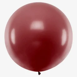 Party Deco Ballon De Baudruche Geant : 1 Ballon Bordeaux> Ballons De Baudruche Unis