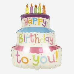 Grabo Balloons Ballon Gateau Anniversaire> Ballons Helium À Forme