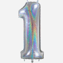 Grabo Balloons Ballon Helium Geant - Ballon Geant Chiffre Holographique><noscript><img width=