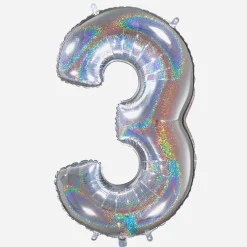 Grabo Balloons Ballon Helium Geant - Ballon Geant Chiffre Holographique><noscript><img width=