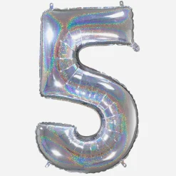 Grabo Balloons Ballon Helium Geant - Ballon Geant Chiffre Holographique><noscript><img width=
