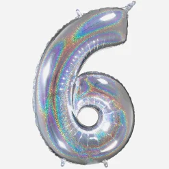 Grabo Balloons Ballon Helium Geant - Ballon Geant Chiffre Holographique><noscript><img width=