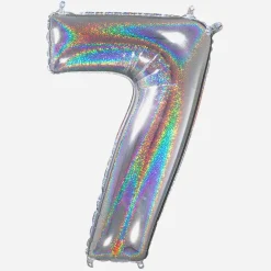 Grabo Balloons Ballon Helium Geant - Ballon Geant Chiffre Holographique><noscript><img width=