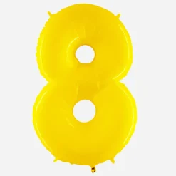 Grabo Balloons Ballon Helium Geant - Ballon Geant Chiffre Jaune><noscript><img width=