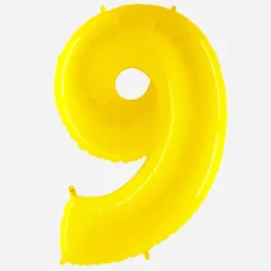 Grabo Balloons Ballon Helium Geant - Ballon Geant Chiffre Jaune><noscript><img width=