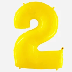 Grabo Balloons Ballon Helium Geant - Ballon Geant Chiffre Jaune><noscript><img width=
