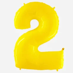 Grabo Balloons Ballon Helium Geant - Ballon Geant Chiffre Jaune><noscript><img width=