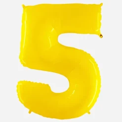 Grabo Balloons Ballon Helium Geant - Ballon Geant Chiffre Jaune><noscript><img width=