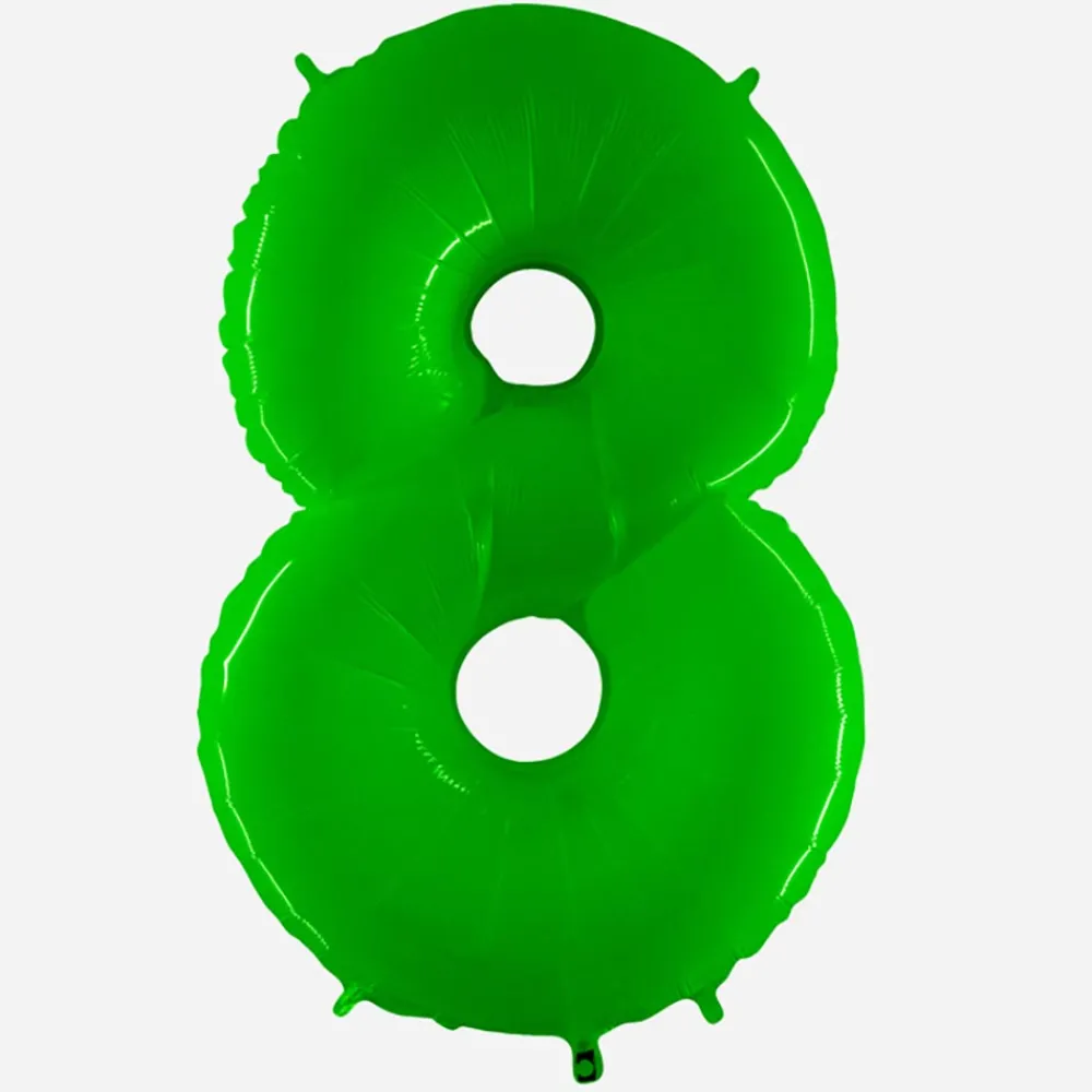Grabo Balloons Ballon Helium Geant - Ballon Geant Chiffre Vert> Ballons Chiffre