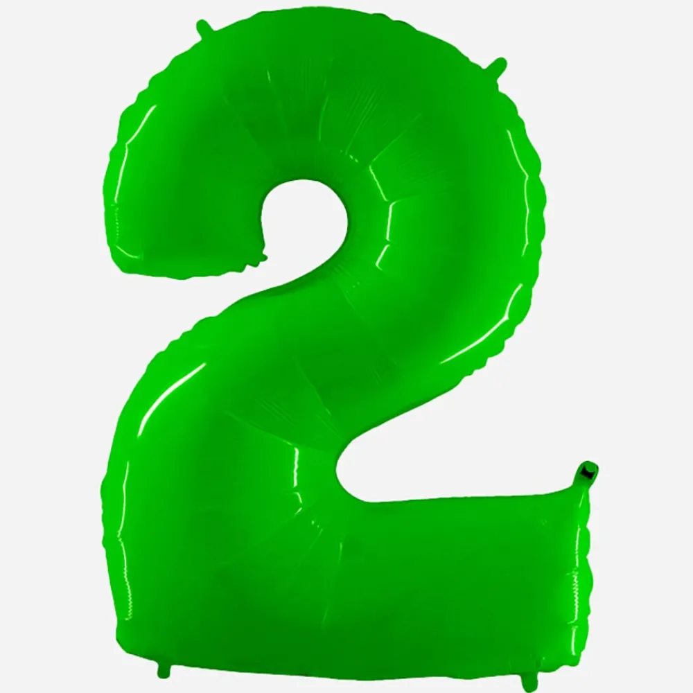 Grabo Balloons Ballon Helium Geant - Ballon Geant Chiffre Vert> Ballons Chiffre