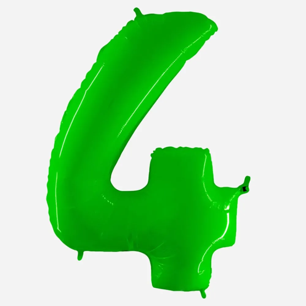 Grabo Balloons Ballon Helium Geant - Ballon Geant Chiffre Vert> Ballons Chiffre