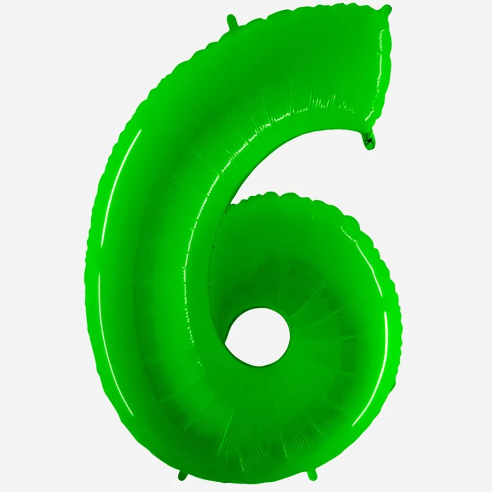 Grabo Balloons Ballon Helium Geant - Ballon Geant Chiffre Vert> Ballons Chiffre