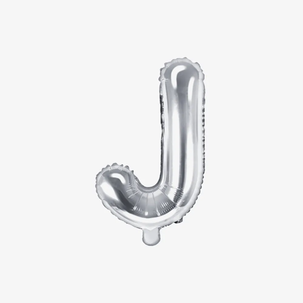 Party Deco Ballon Lettre Argent (Petite Taille)> Ballons Lettre