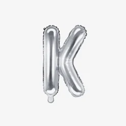 Party Deco Ballon Lettre Argent (Petite Taille)><noscript><img width=