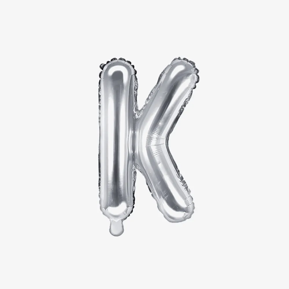 Party Deco Ballon Lettre Argent (Petite Taille)> Ballons Lettre