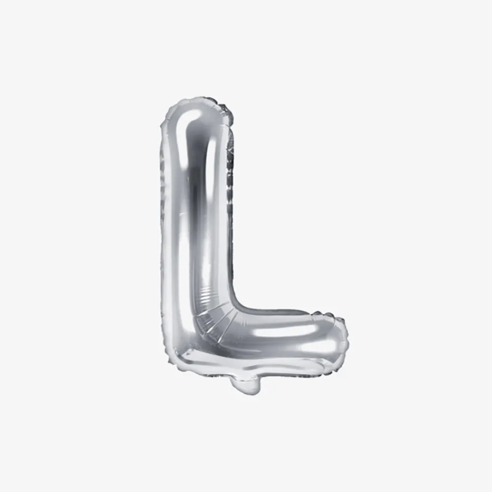Party Deco Ballon Lettre Argent (Petite Taille)> Ballons Lettre
