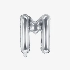 Party Deco Ballon Lettre Argent (Petite Taille)><noscript><img width=