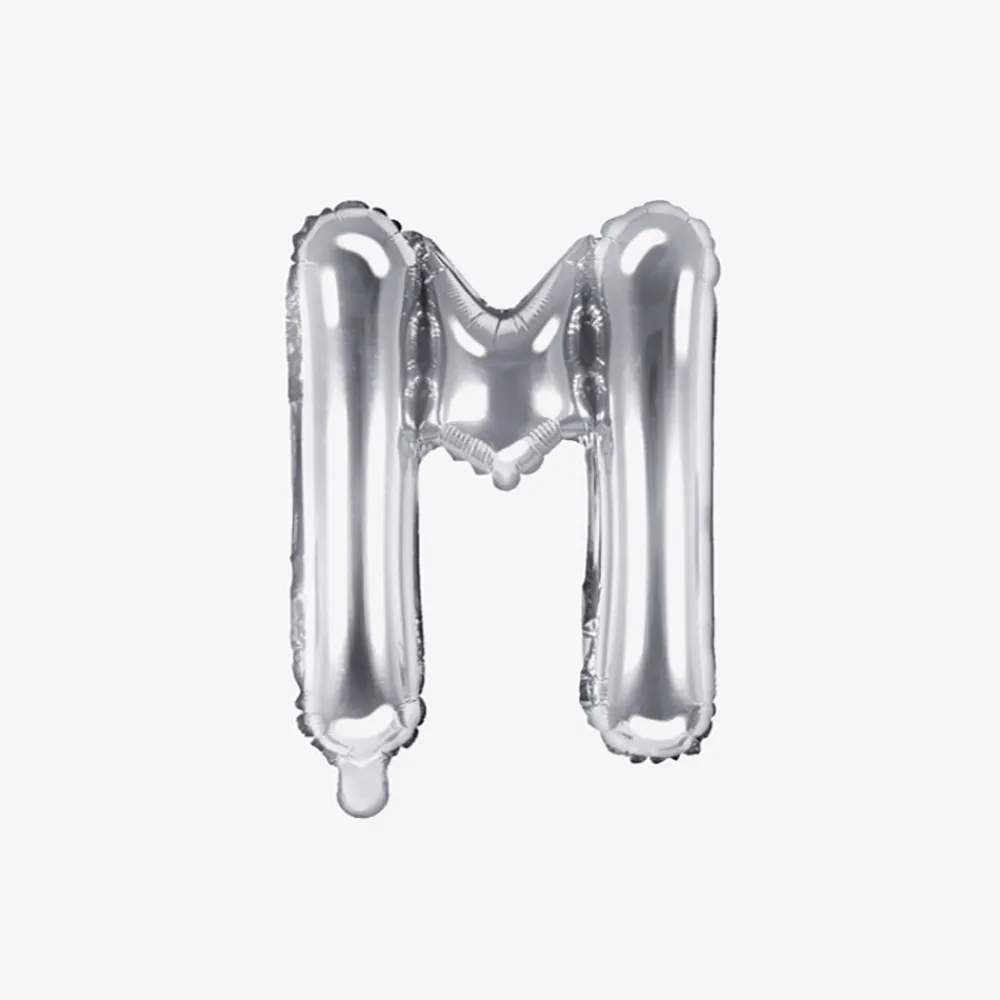 Party Deco Ballon Lettre Argent (Petite Taille)> Ballons Lettre