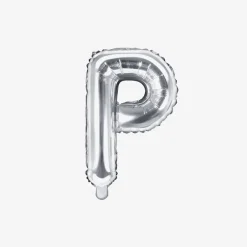 Party Deco Ballon Lettre Argent (Petite Taille)><noscript><img width=
