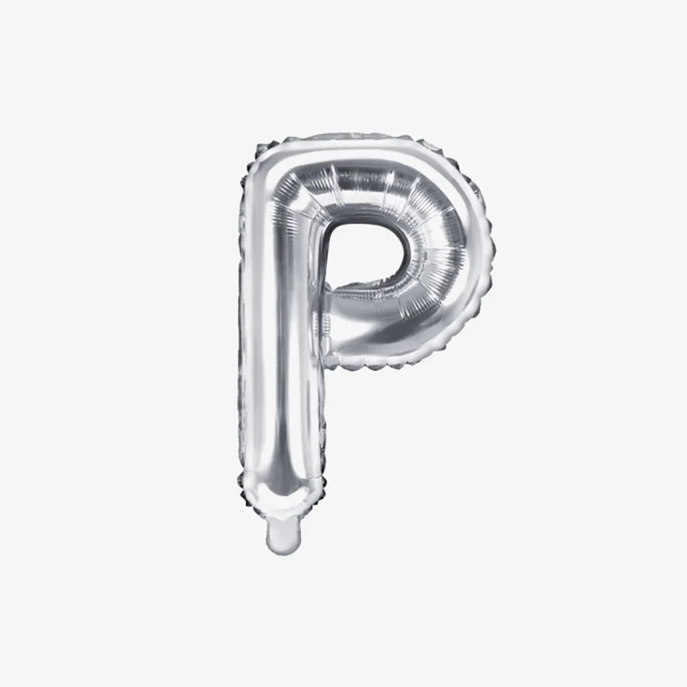 Party Deco Ballon Lettre Argent (Petite Taille)> Ballons Lettre