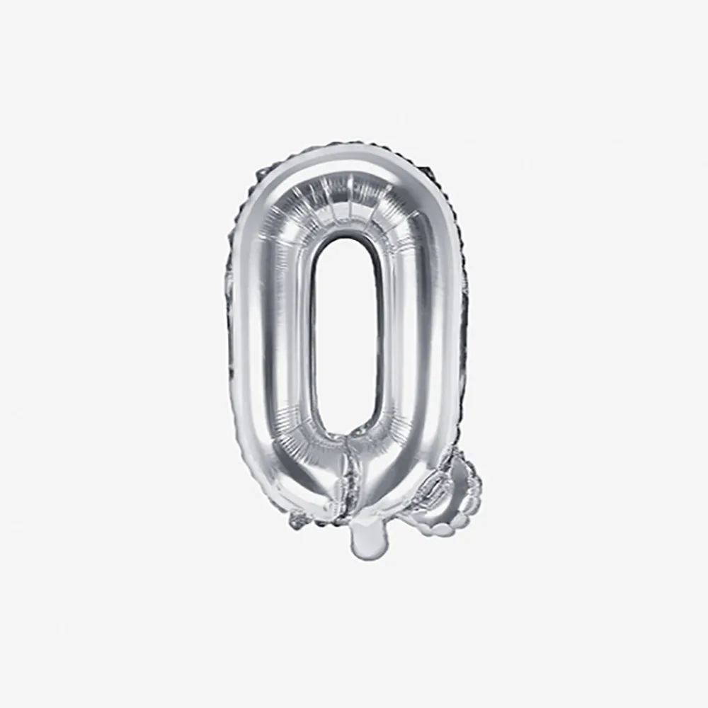 Party Deco Ballon Lettre Argent (Petite Taille)> Ballons Lettre