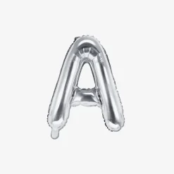 Party Deco Ballon Lettre Argent (Petite Taille)><noscript><img width=