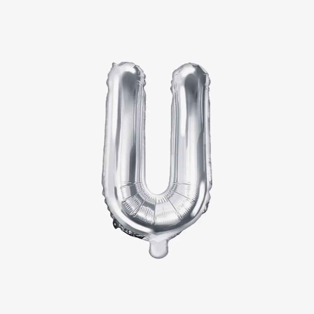 Party Deco Ballon Lettre Argent (Petite Taille)> Ballons Lettre