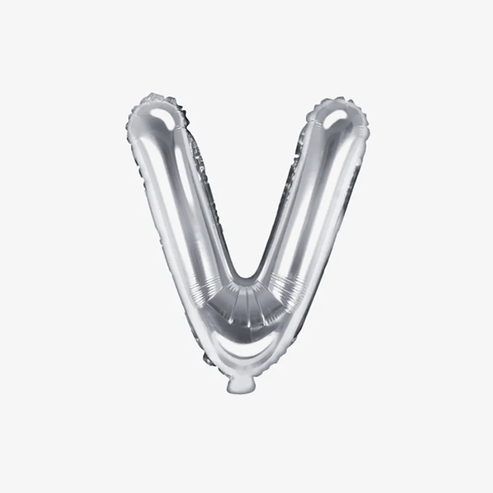 Party Deco Ballon Lettre Argent (Petite Taille)> Ballons Lettre