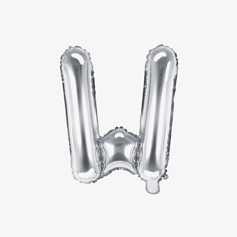 Party Deco Ballon Lettre Argent (Petite Taille)> Ballons Lettre