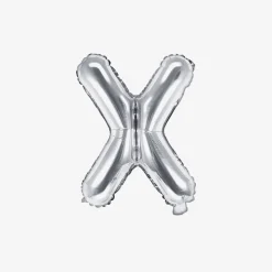 Party Deco Ballon Lettre Argent (Petite Taille)><noscript><img width=