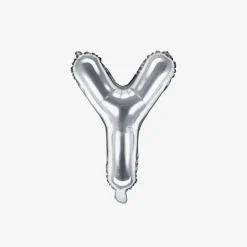 Party Deco Ballon Lettre Argent (Petite Taille)><noscript><img width=