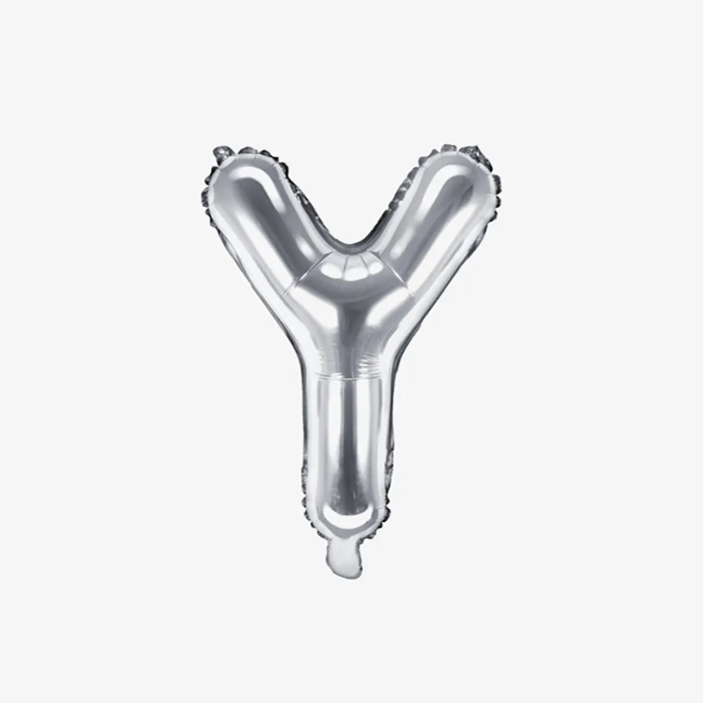 Party Deco Ballon Lettre Argent (Petite Taille)> Ballons Lettre
