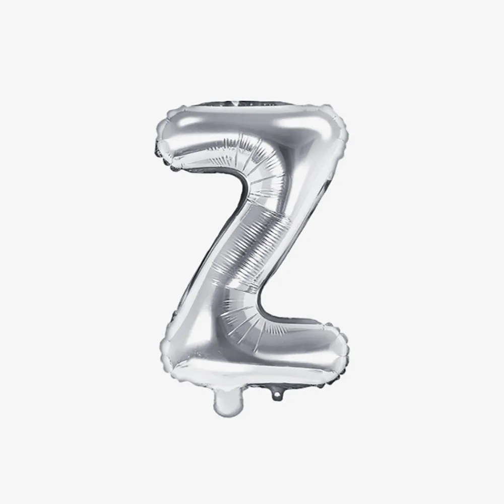 Party Deco Ballon Lettre Argent (Petite Taille)> Ballons Lettre