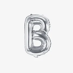 Party Deco Ballon Lettre Argent (Petite Taille)><noscript><img width=
